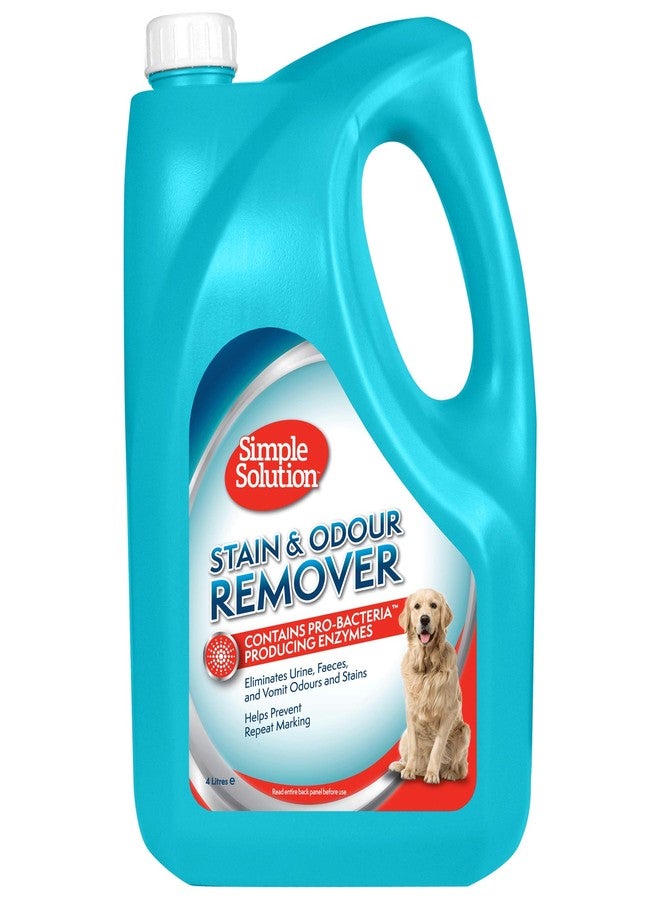 Simple Solution Dog Extreme Stain and Odour Remover,3X Cleaning Power,Eliminates Tough Set in Stains and Odors-4L - Image 1